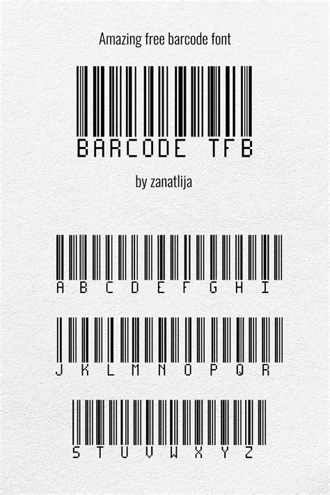 barcode font download.